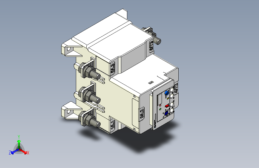 NR8-200热过载继电器三维模型202204