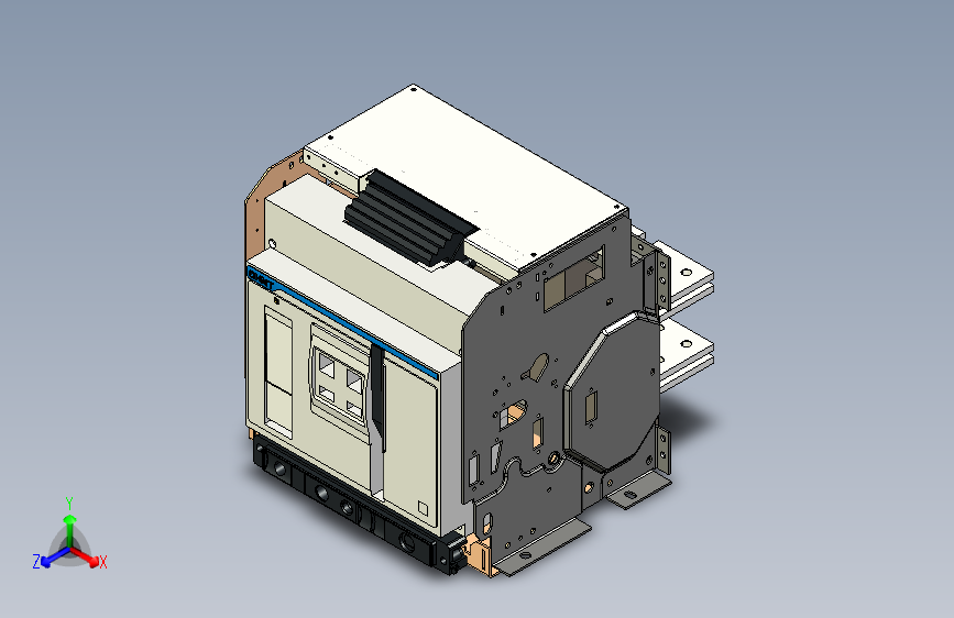 NXA32N_H_HU_NE32 3P抽屉万能式断路器三维模型 202303