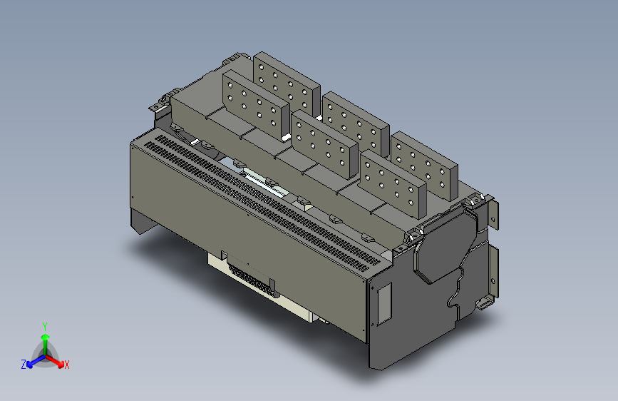 NXA63H40-50 3P抽屉万能式断路器三维模型202202