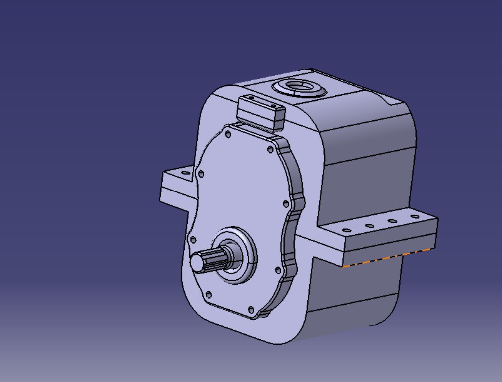 纯电动四驱乘用车变速器设计（含三维CATIA+CAD图纸+说明）