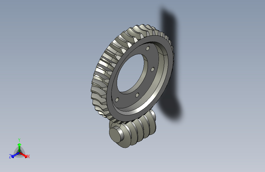 41 蜗杆worm-and-worm-gear-mechanism SW STP