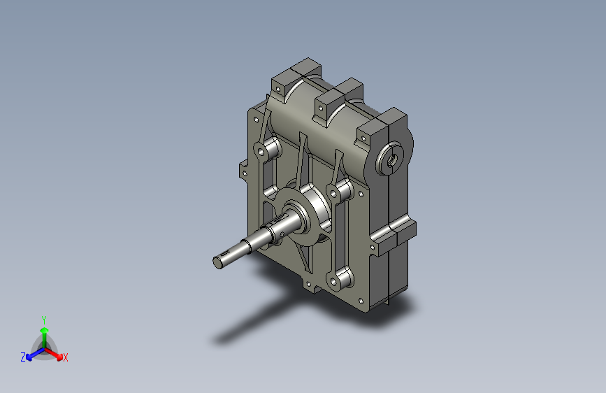 41 蜗杆worm-gear--4 STP STL