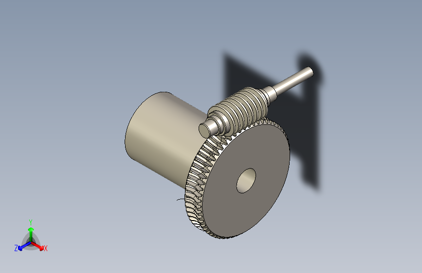 41 蜗杆worm-gear-and-shaft-1 18 STP SW