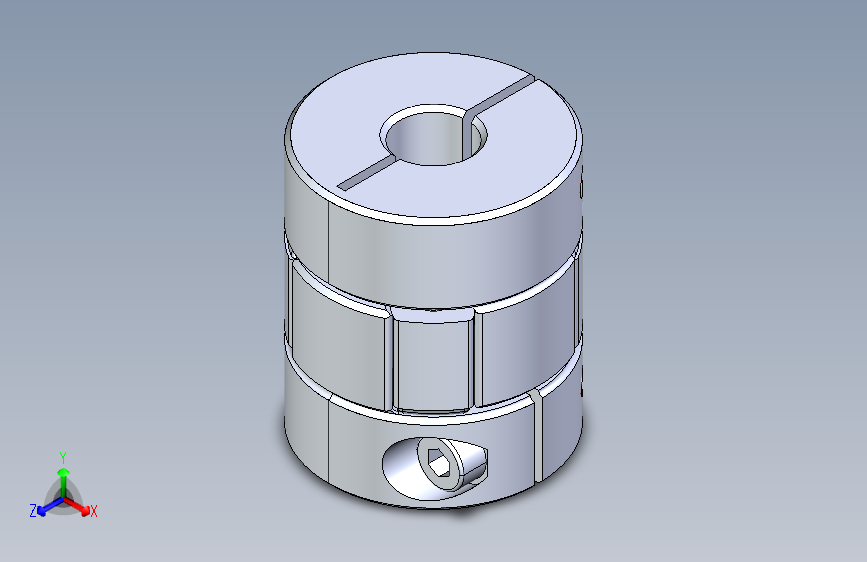 44 联轴器flexible-jaw-coupling-5-8-mm-d25l30-1 22 STP IGS SW