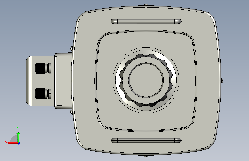 TDGC2-10接触调压器三维模型202011 背面视图