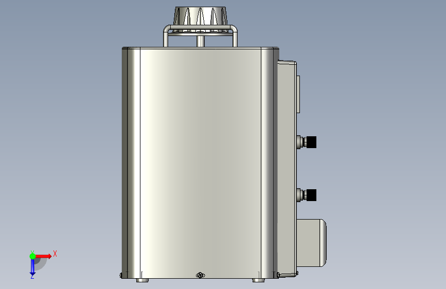 TDGC2-10接触调压器三维模型202011 俯视图