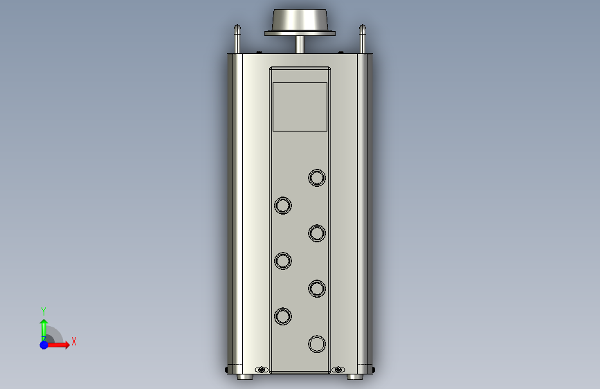 TSGC2-3接触调压器三维模型202011 正面视图