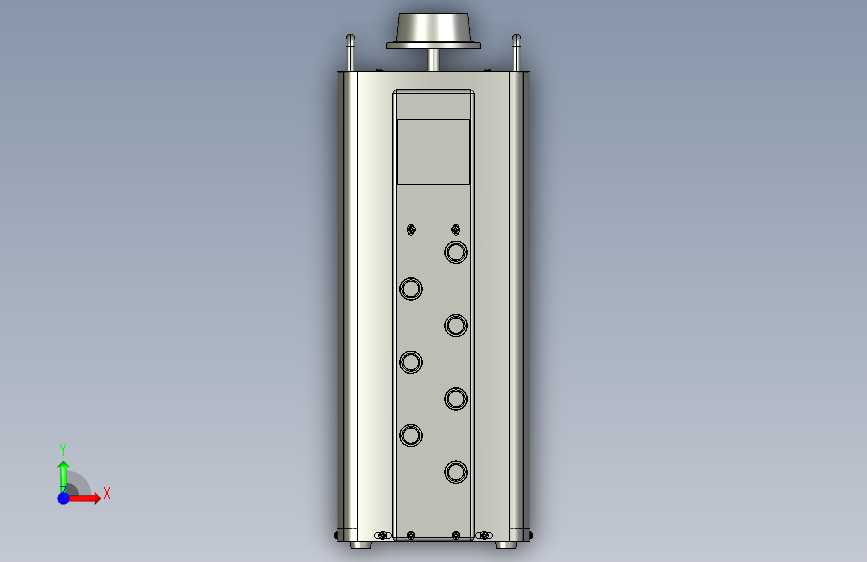 TSGC2-6接触调压器三维模型202011 正面视图
