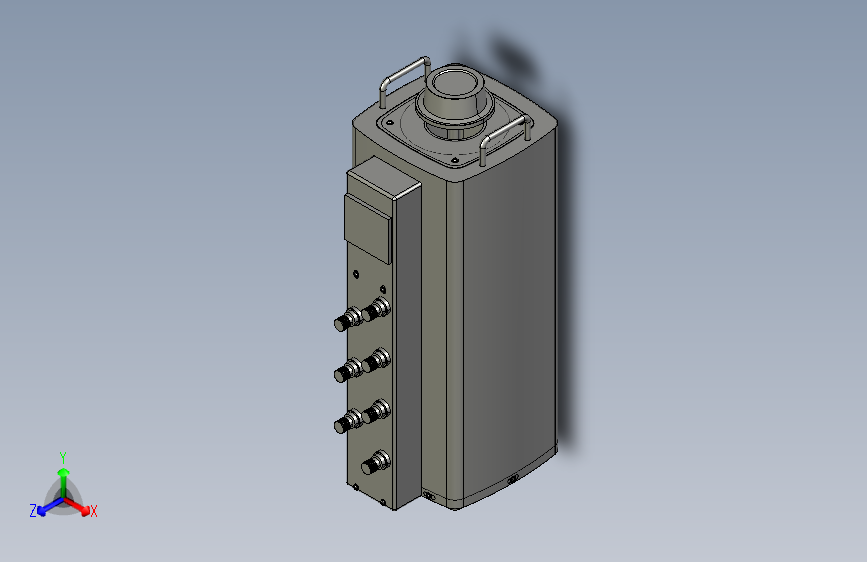 TSGC2-6接触调压器三维模型202011