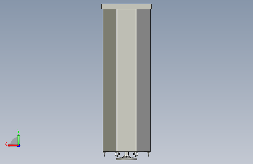 TSGC2J-60接触调压器三维模型202011 背面视图