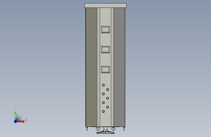 TSGC2J-60接触调压器三维模型202011 正面视图