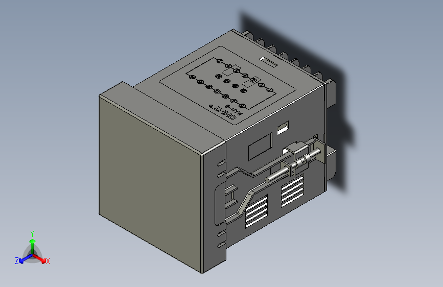 JDM15G计数继电器三维模型202012