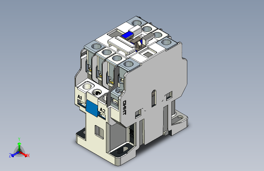NC5-0611～1611交流接触器三维模型202204