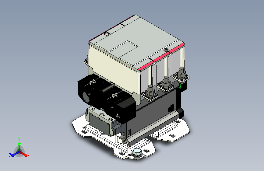 NC5-40044交流接触器三维模型202204