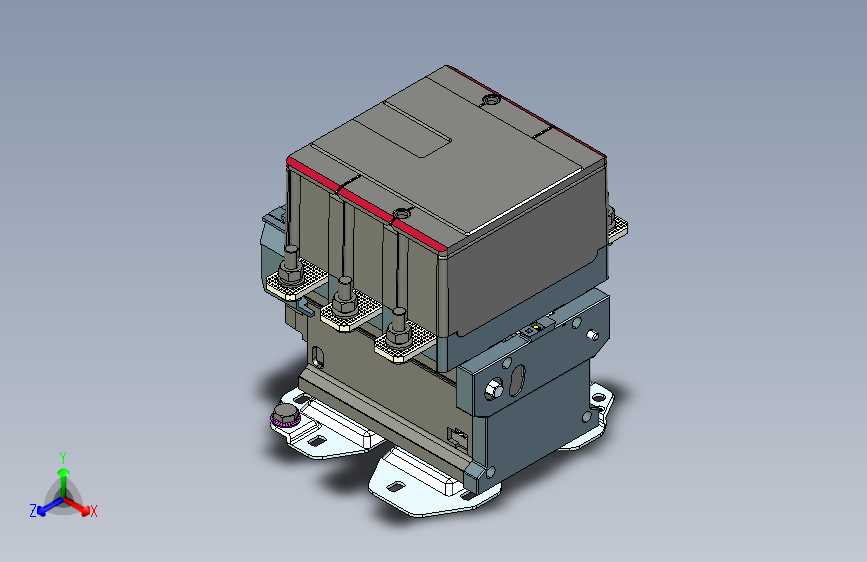 NC5-50044交流接触器三维模型202205