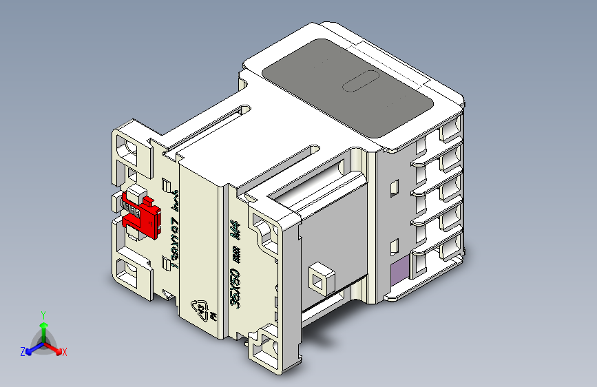 NC8-06M_Z交流接触器三维模型202204