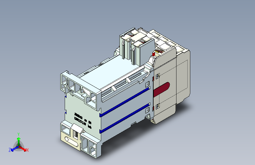 NC8-09_Z交流接触器三维模型202204