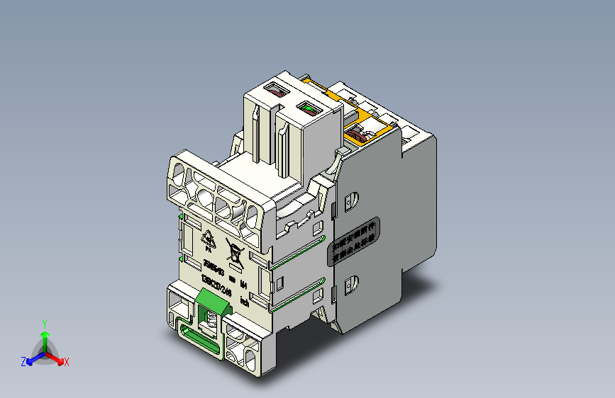 NC8-09~18 交流接触器三维模型202204