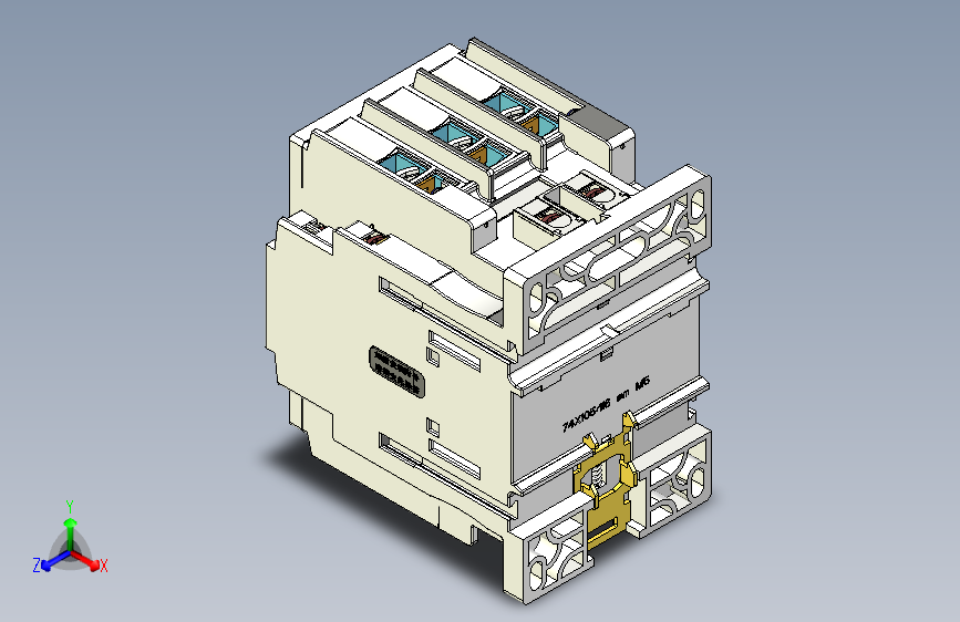 NC8-80~100交流接触器三维模型202204
