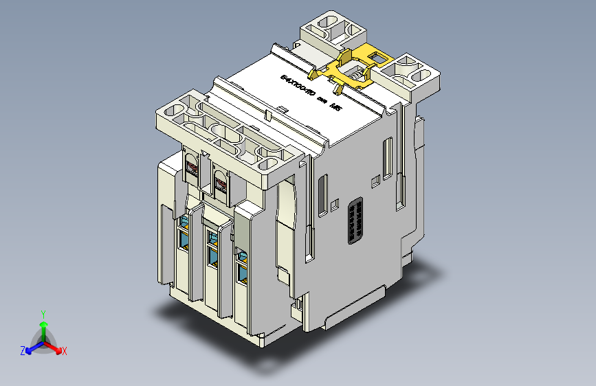 NC8-40~65交流接触器三维模型202204