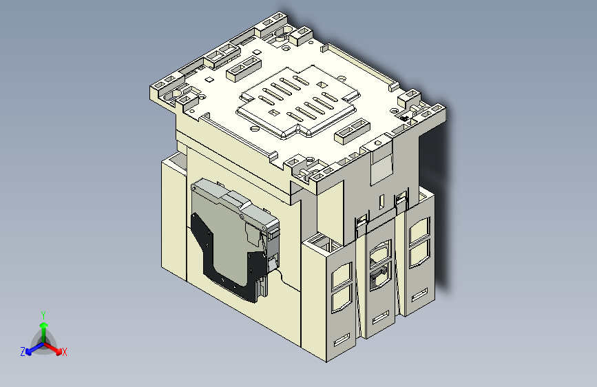 NC8-115～170交流接触器三维模型202205