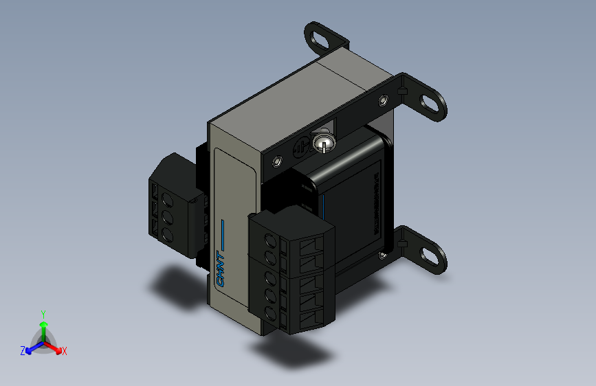 NDK-50控制变压器三维模型202407