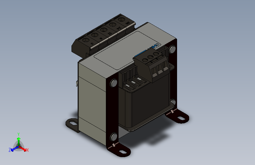 NDK-150控制变压器三维模型202407