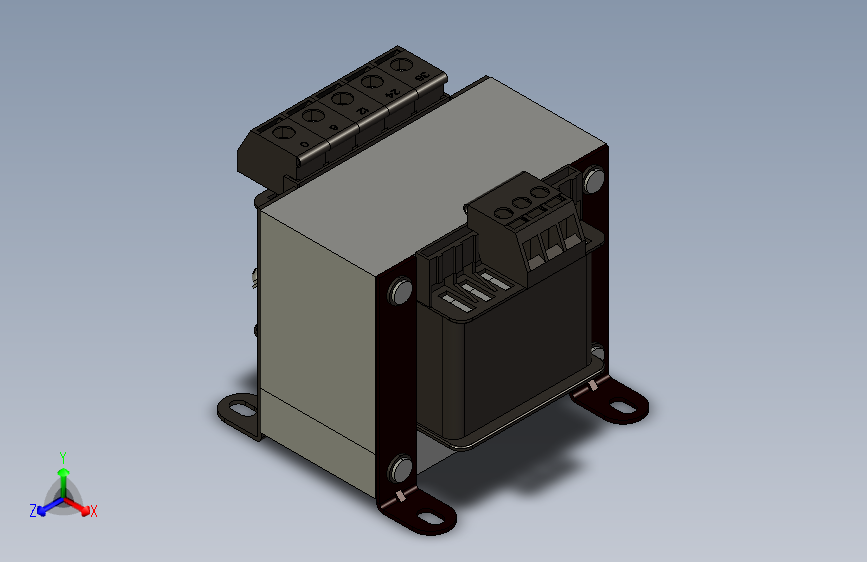 NDK-200控制变压器三维模型202407
