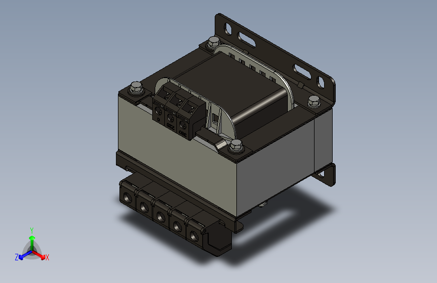 NDK-300控制变压器三维模型202407