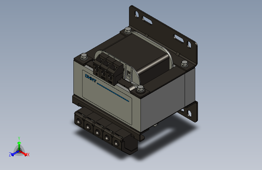 NDK-400控制变压器三维模型202407