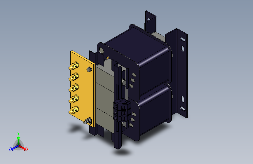 NDK-2000控制变压器三维模型202403