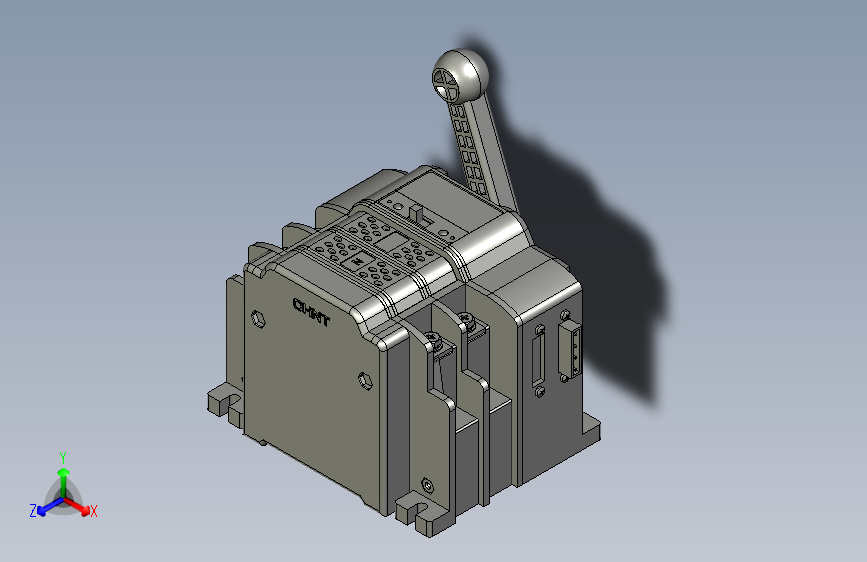 NH41-16～125_22SZB 2P自动转换开关三维模型202109