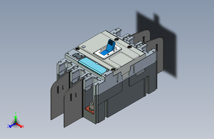 NM5S-250 3P塑料外壳式断路器三维模型202209 (1)