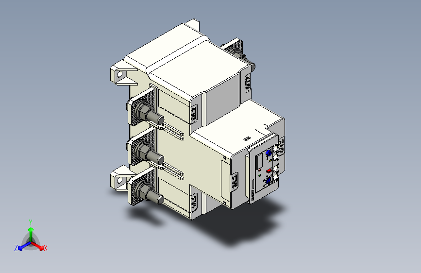 NR8-630热过载继电器三维模型202204