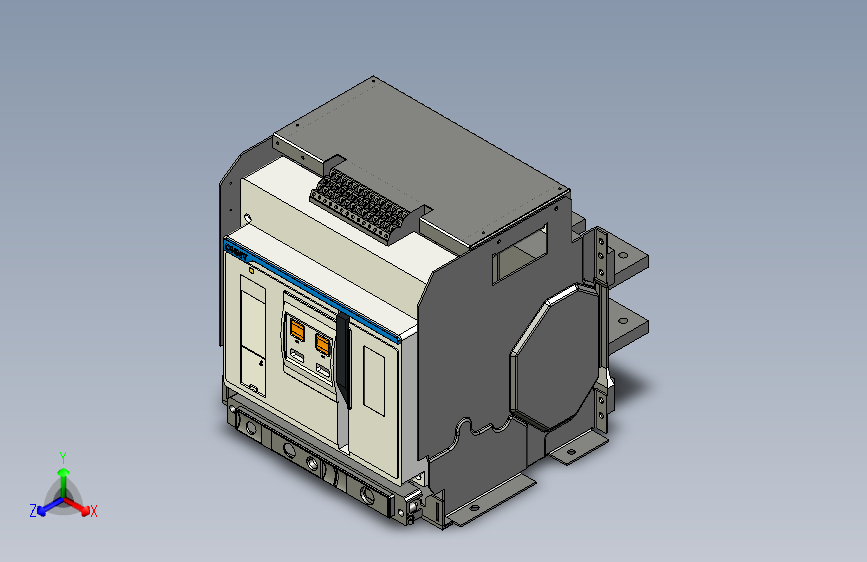 NXA32N_H06-25 3P抽屉万能式断路器三维模型202202