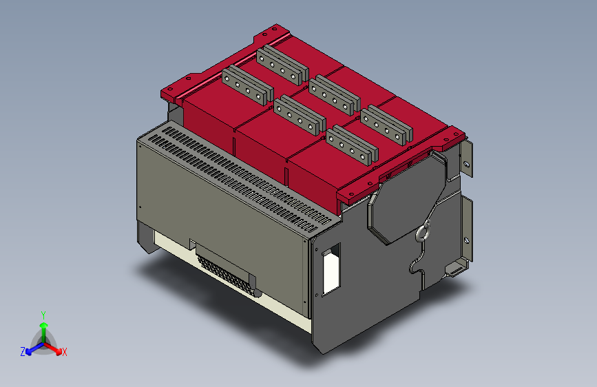 NXA40FN_H36-40 3P抽屉万能式断路器三维模型202208