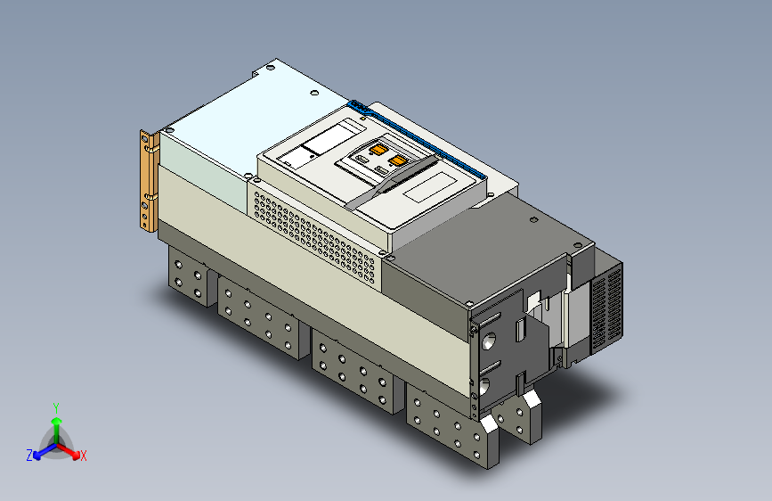 NXA63H50-4P固定万能式断路器三维模型202208