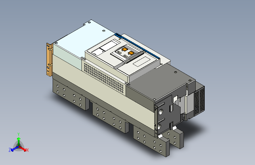 NXA63H63-3P固定万能式断路器三维模型202208