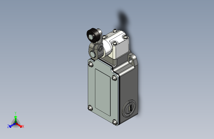 YBLX-P1_303_1G行程开关三维模型202107