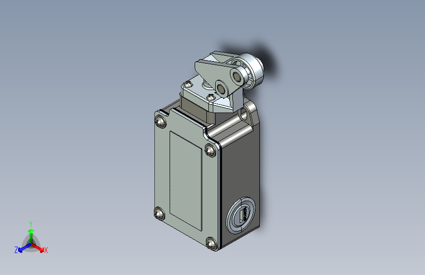 YBLX-P1_303_1F行程开关三维模型202107