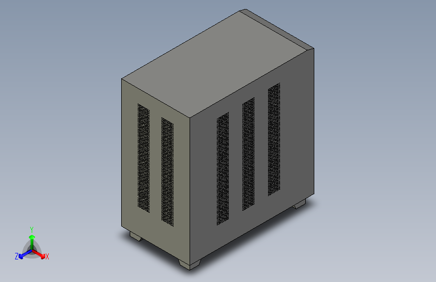 TND1-30AF自动交流稳压器三维模型202011