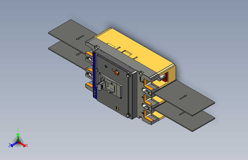 NXMLE-250H 3P剩余电流动作断路器三维模型202209