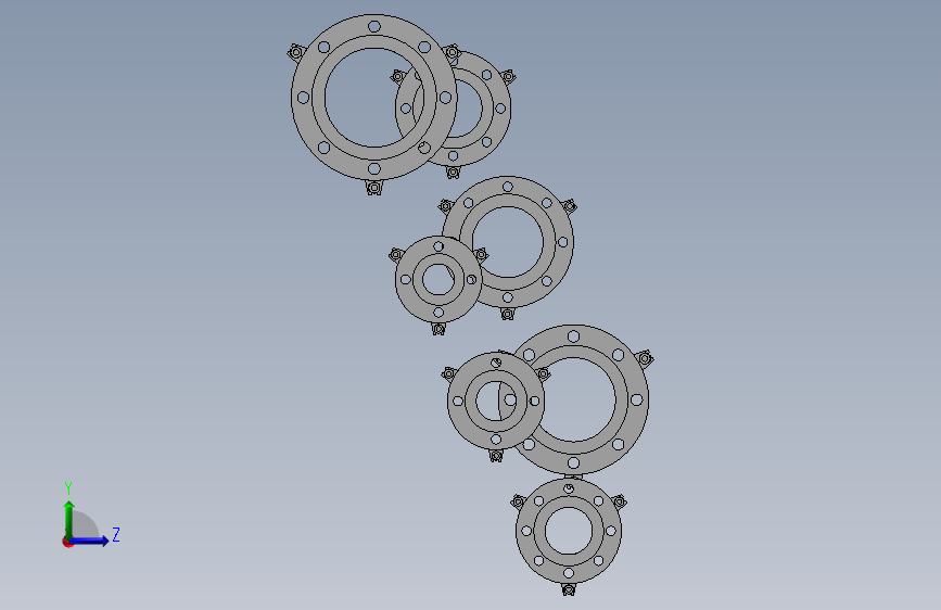 7款AS型膨胀节 左侧视图