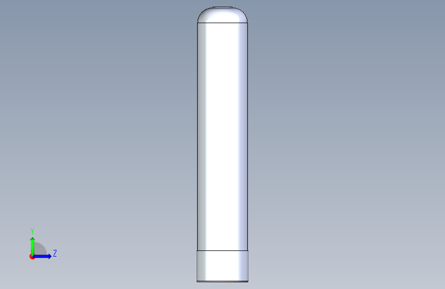 玻璃钢储罐10x54英寸 左侧视图
