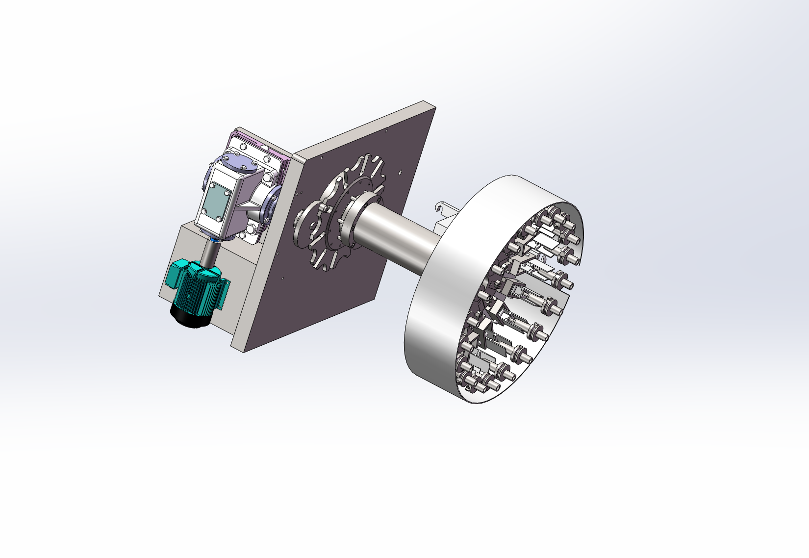 FZ15S五轴加工中心的自动换刀装置设计含三维SW模型+CAD图纸+说明书