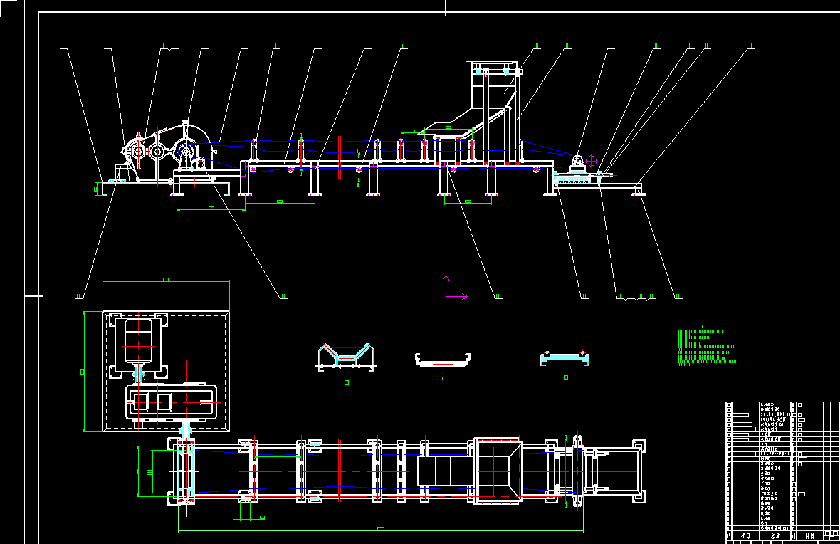 300吨每小时煤粉带式输送机设计