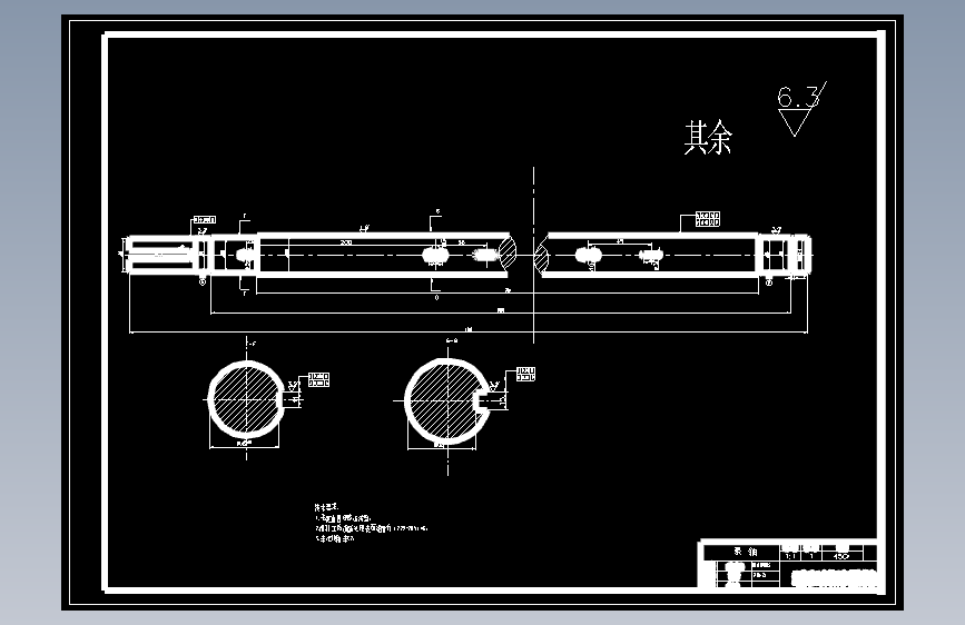 D150-100型多级离心泵结构设计 主视图