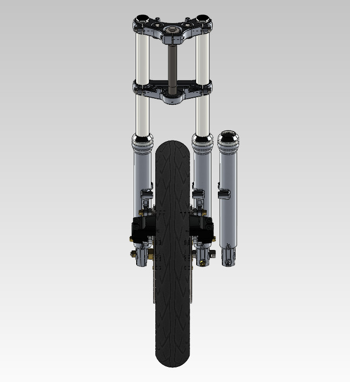 哈雷39毫米前叉组件