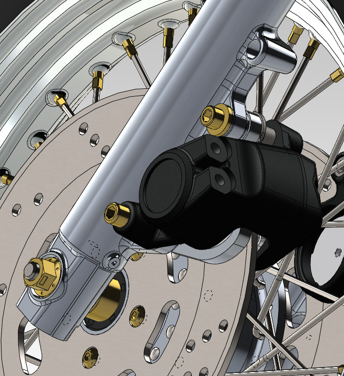 哈雷39毫米前叉组件