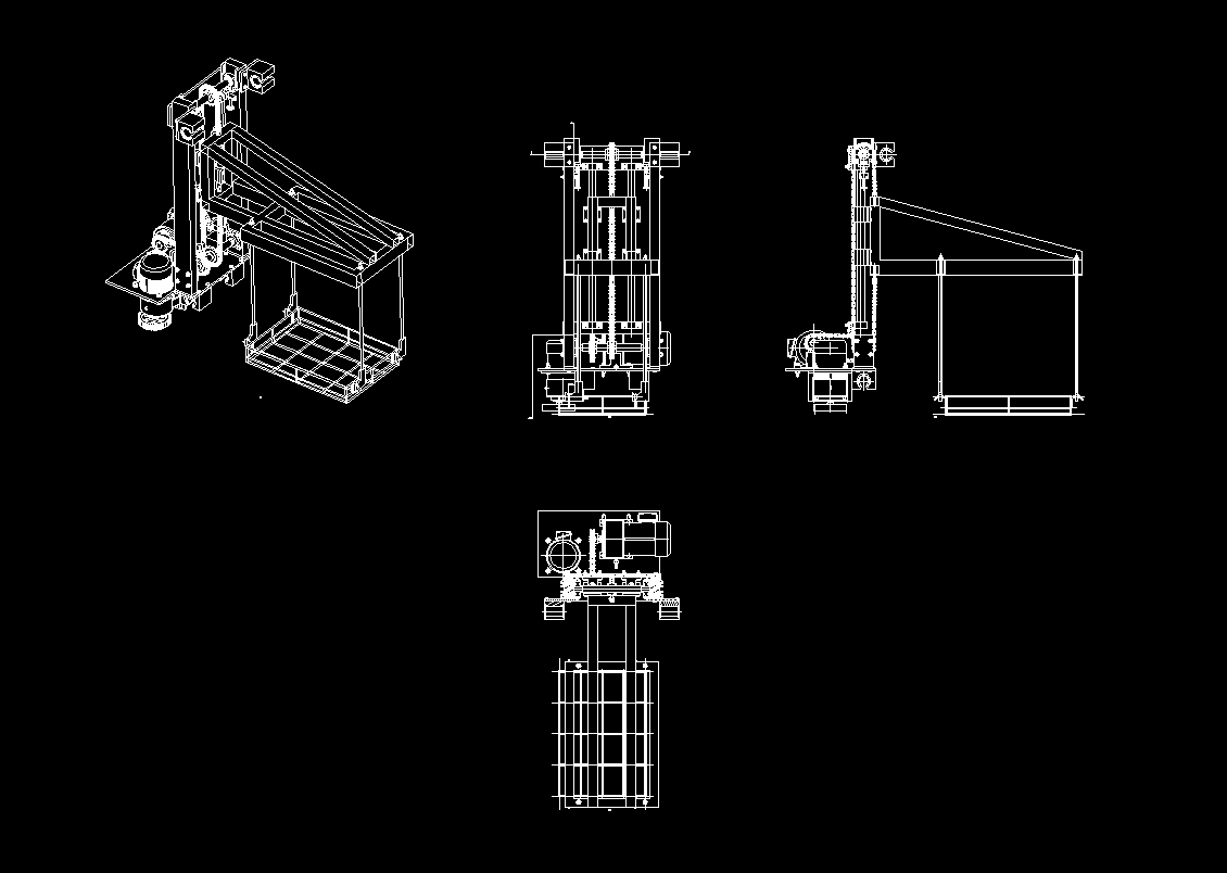 超声清洗机吊运机械手设计
